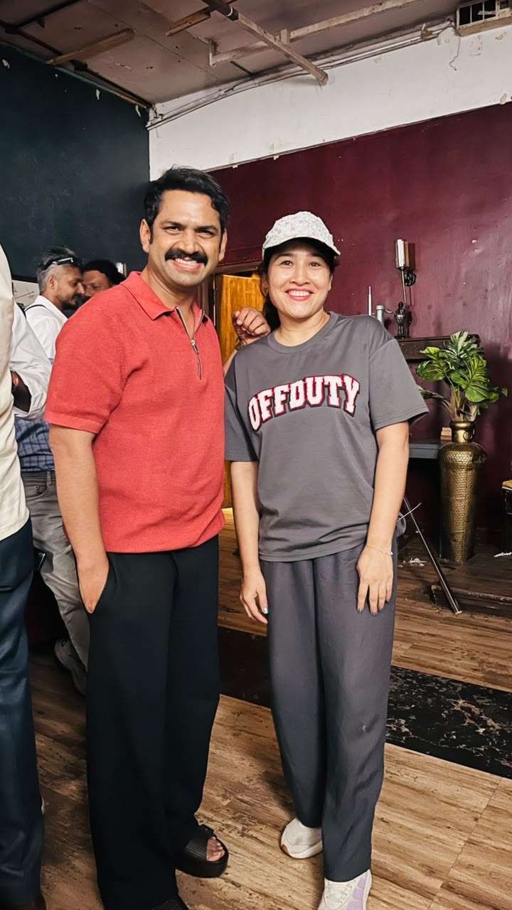 Sunita Mishra on production set